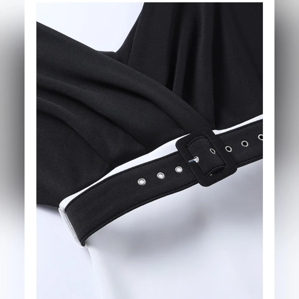 Fashion 2 color midi Dress new size S, M, L, XL, XXL Available Strech Material. - Picture 6 of 15